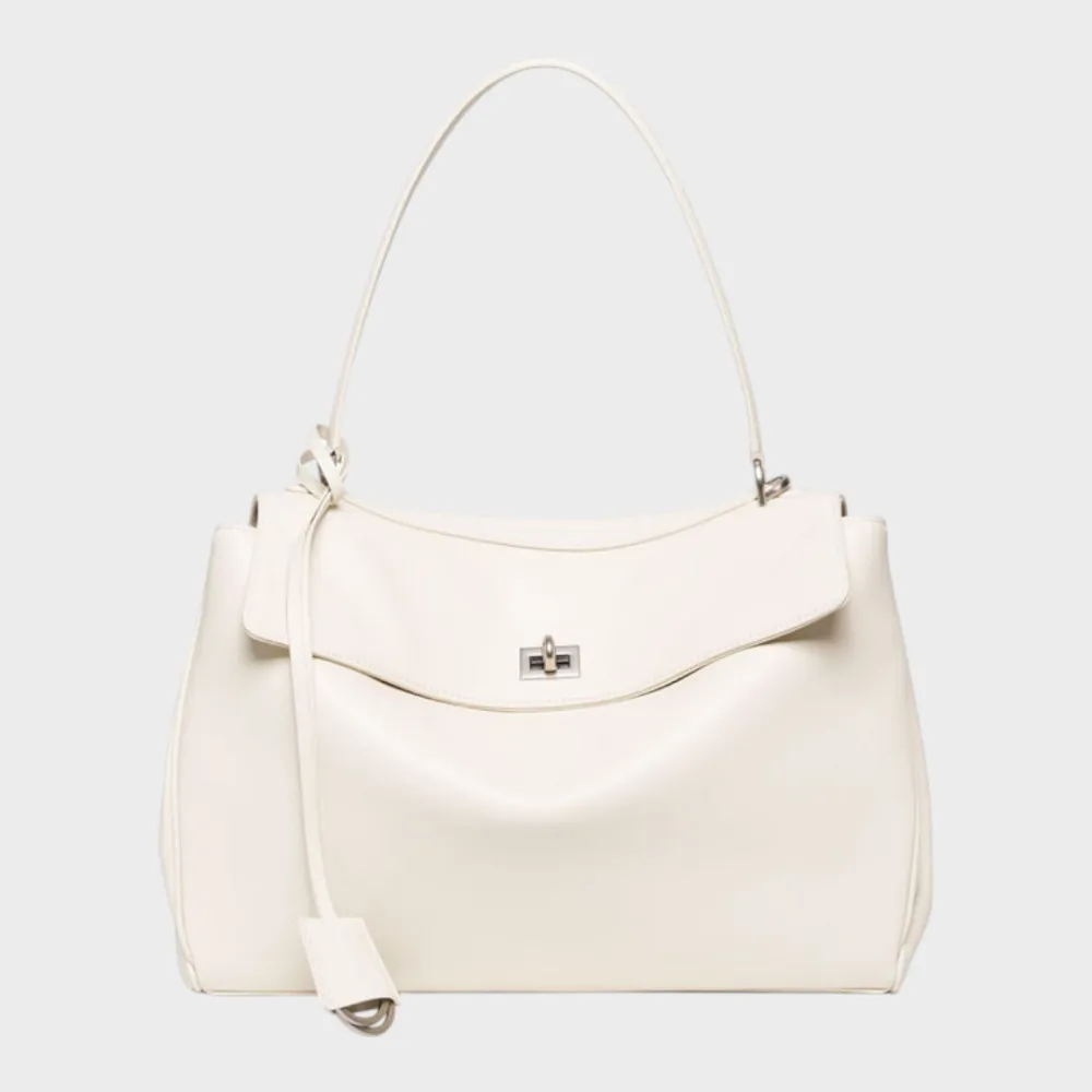 Structured Leather Handbag