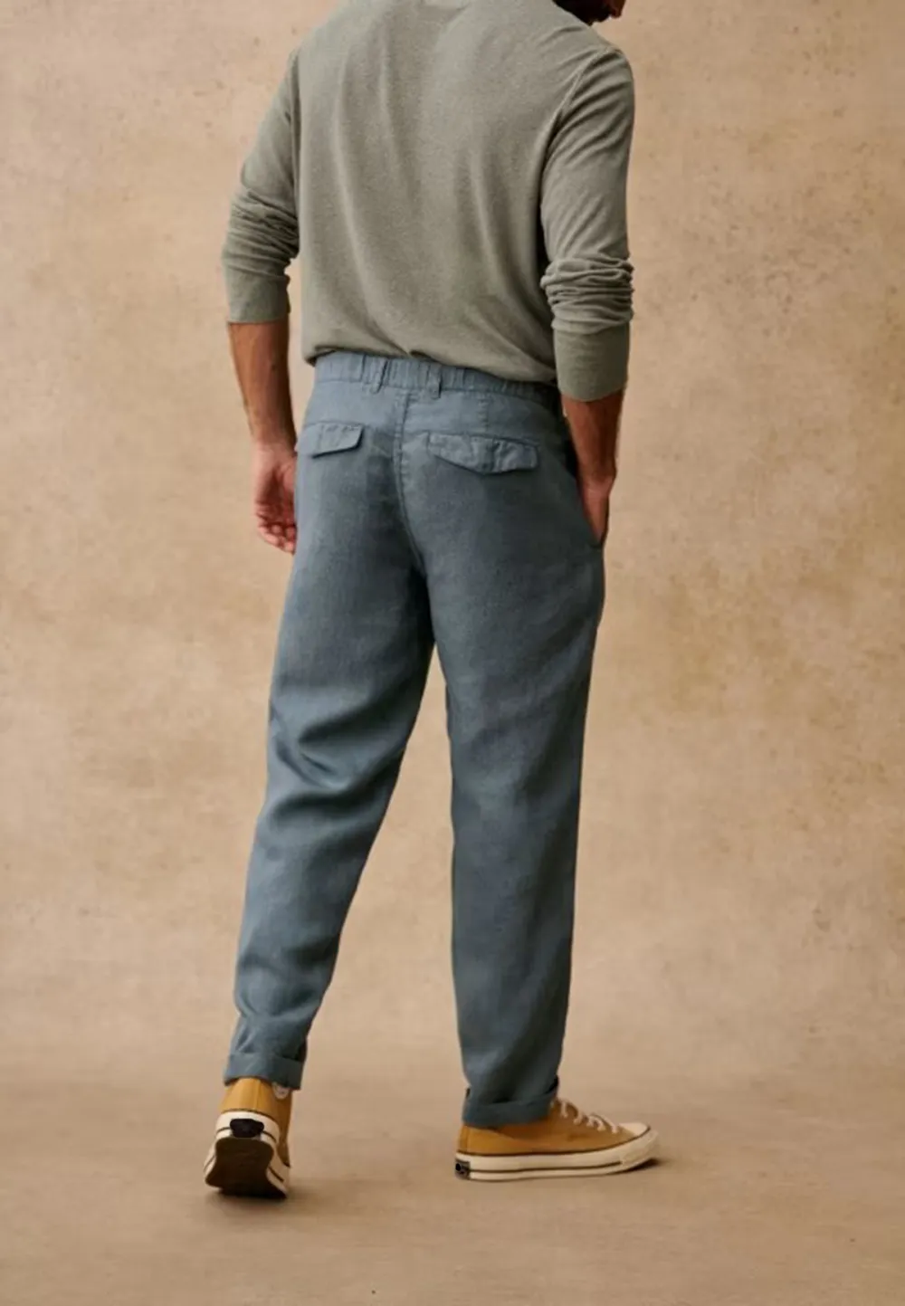 Trousers-Steel Blue
