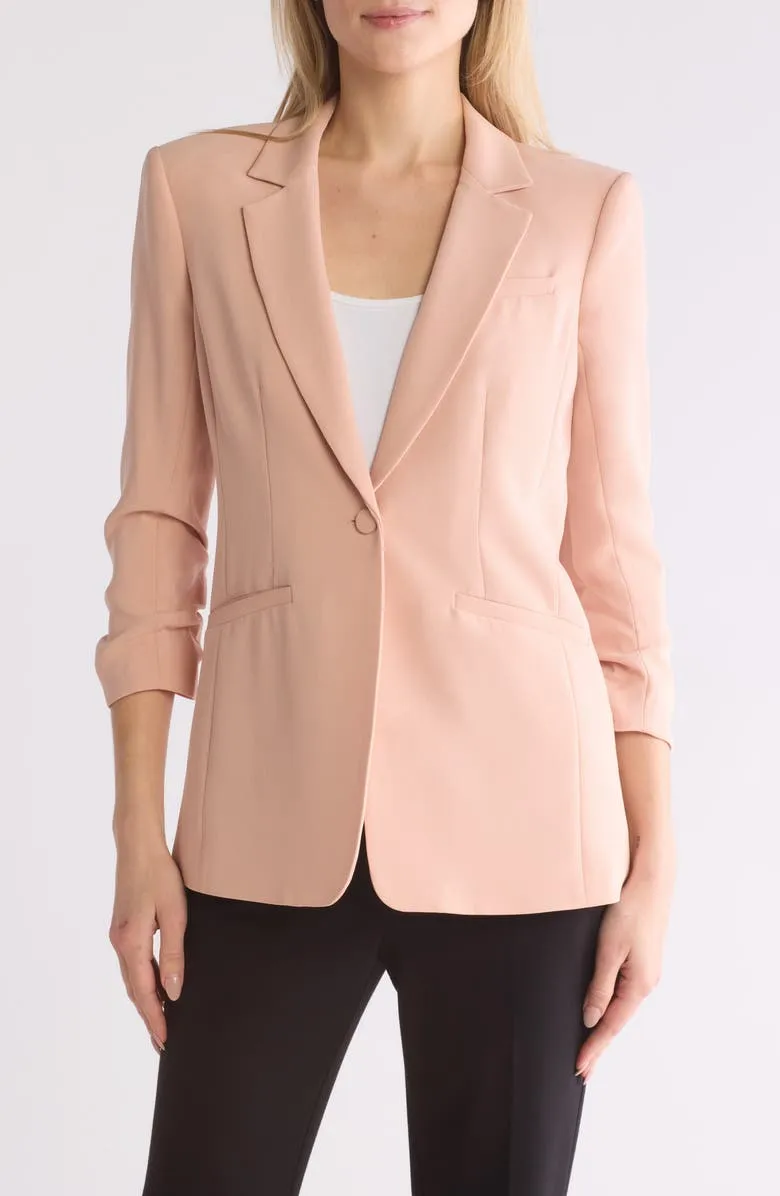Regular Slight Stretch Crepe Blazer