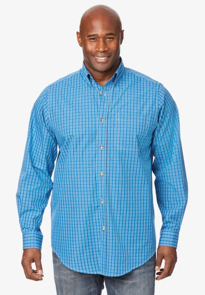 Long Sleeve Wrinkle Free Sport Shirt