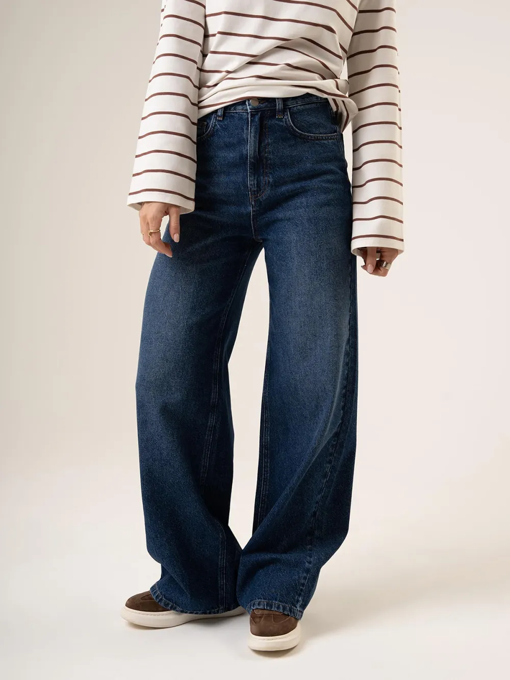 Plain Colored Casual Style Jeans