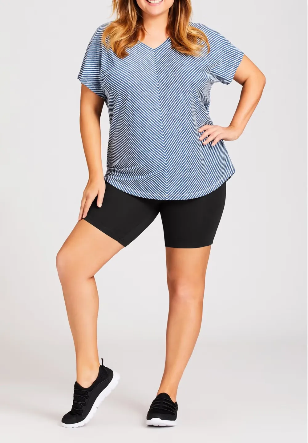 Ladies' Plus-Size Pure Cotton Cycling Pants