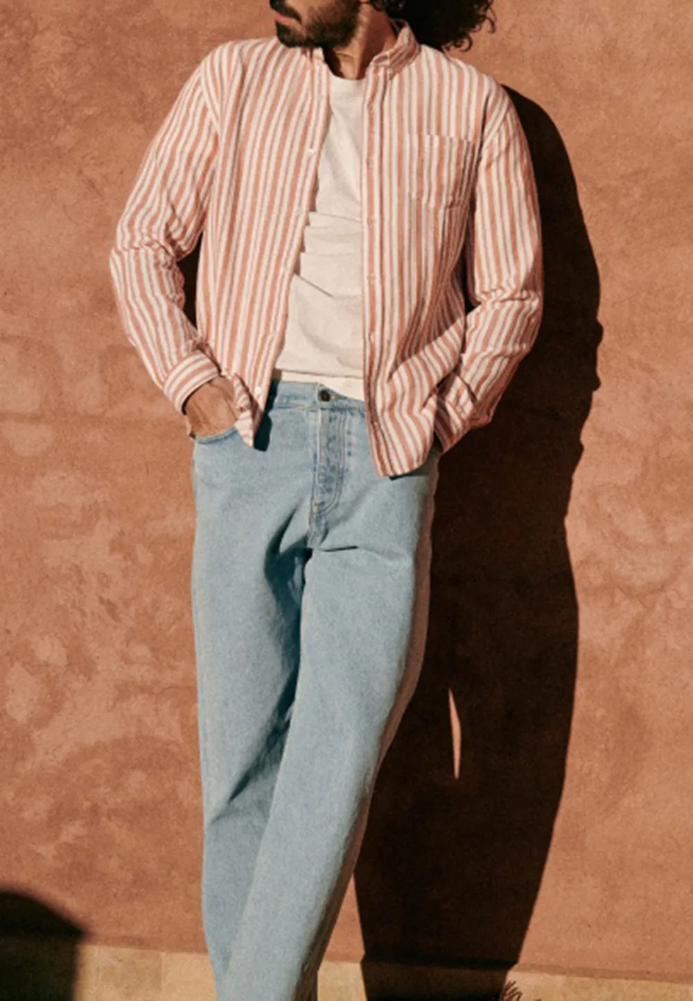 Adjustable Cuff Fastening Shirt