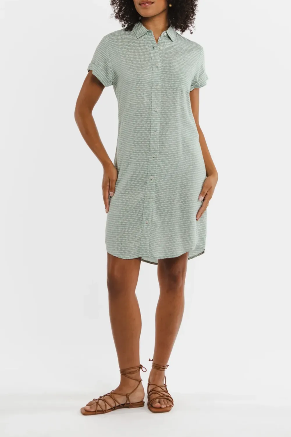 The Lapel Shirt Dress