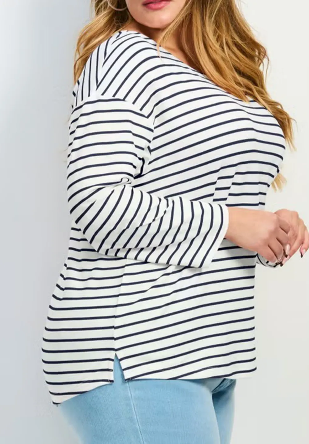 Long Sleeved Striped T-Shirt