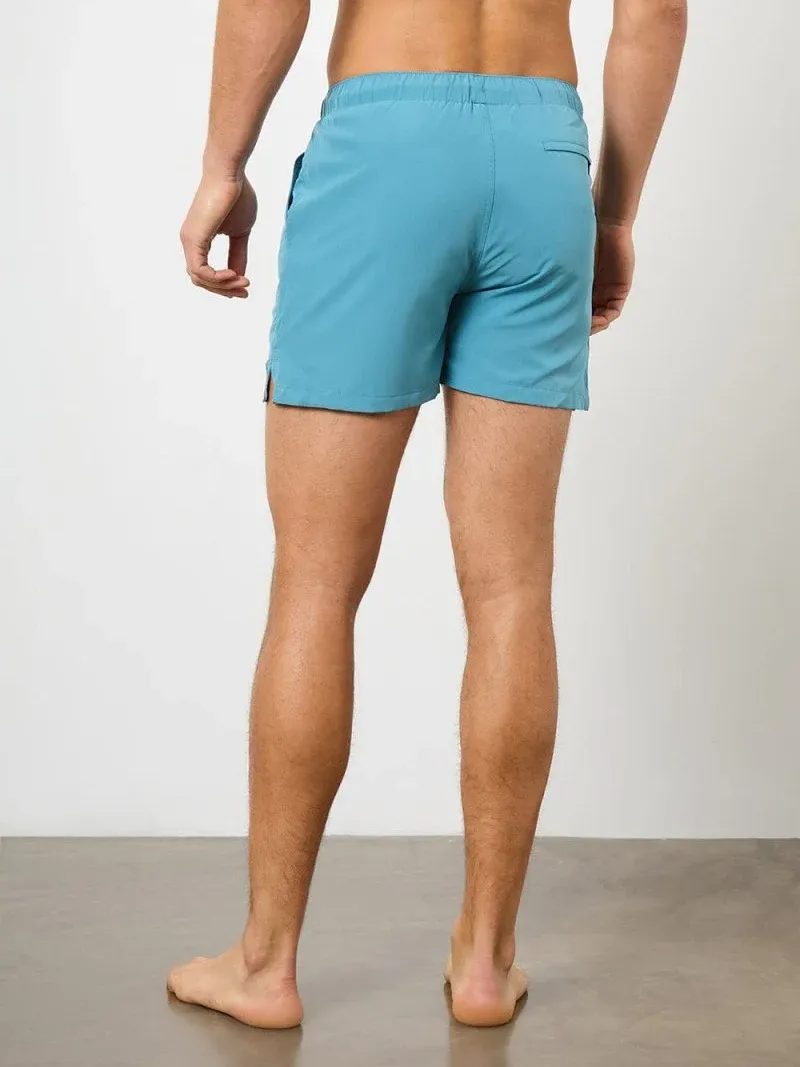 In Teal  Leisure Daily Swim Short