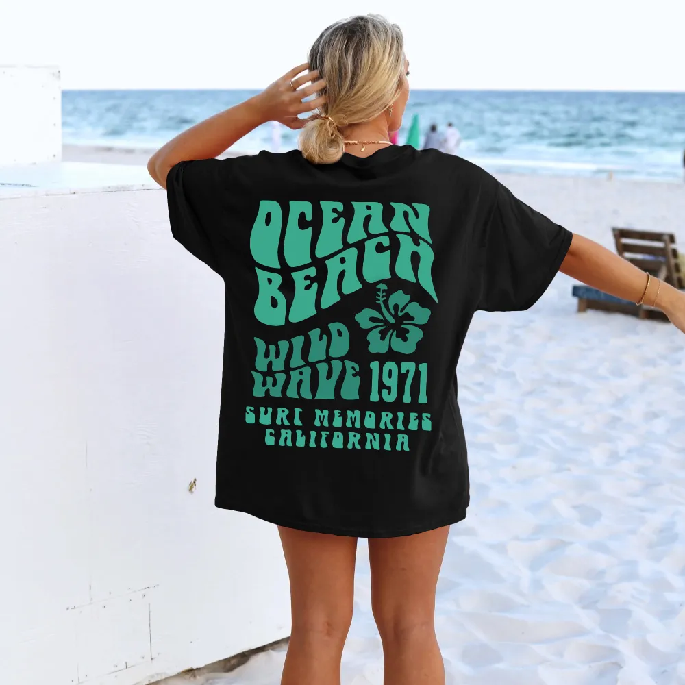 Ocean Beach Matching Short Sleeve Tees