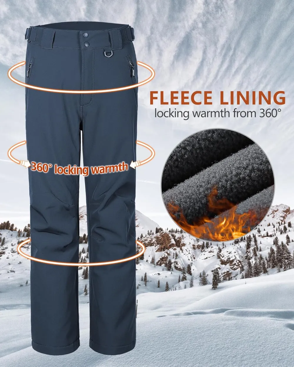 Outdoor Ventures Mens Waterproof Trousers