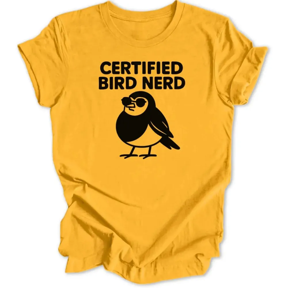 Certified Bird Nerd Unisex T-Shirt