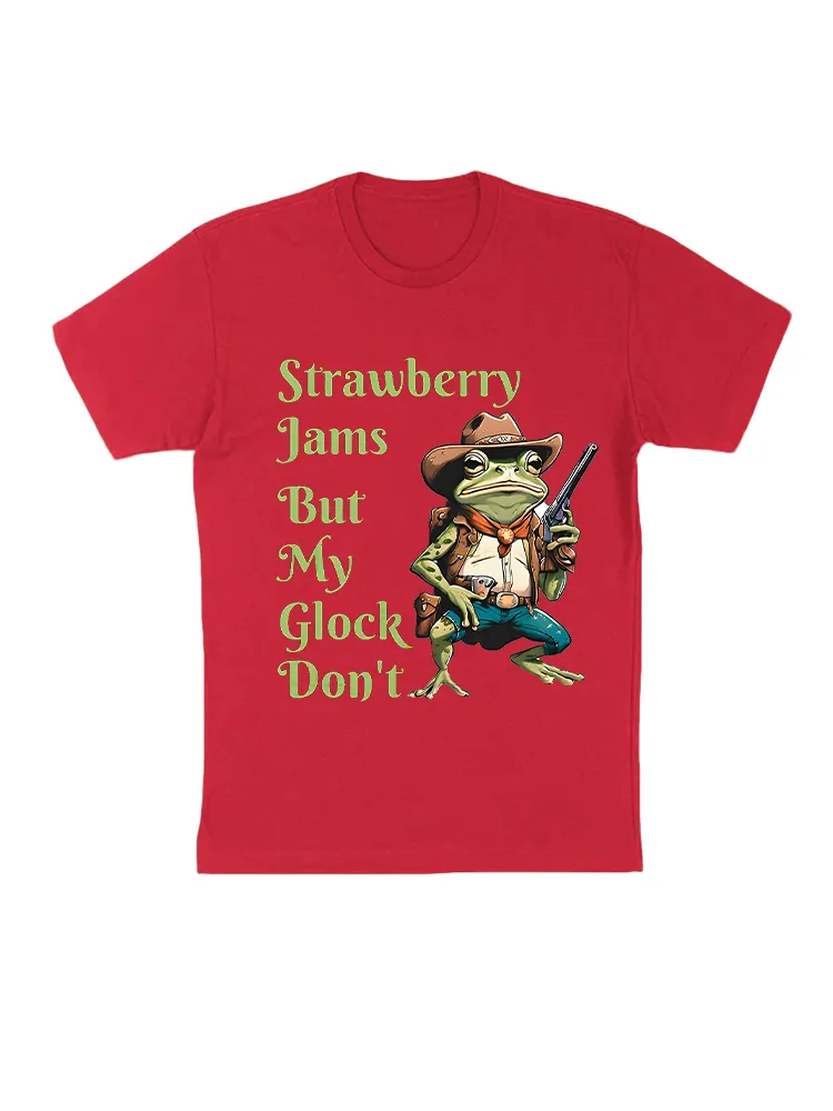 Western Cowboy Frog Print T-Shirt
