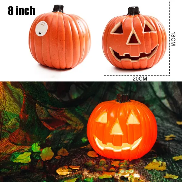 Halloween Pumpkin Led Light Lamp Creative Lantern Decoration Flashing Light Gypsophila Ghost Festival Dress Up Glowing