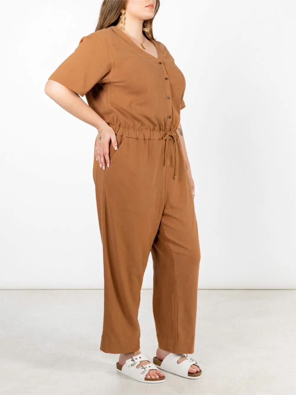 The V-Neck Commuting Jumpsuit
