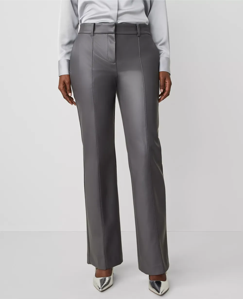 The Faux Leather Trouser