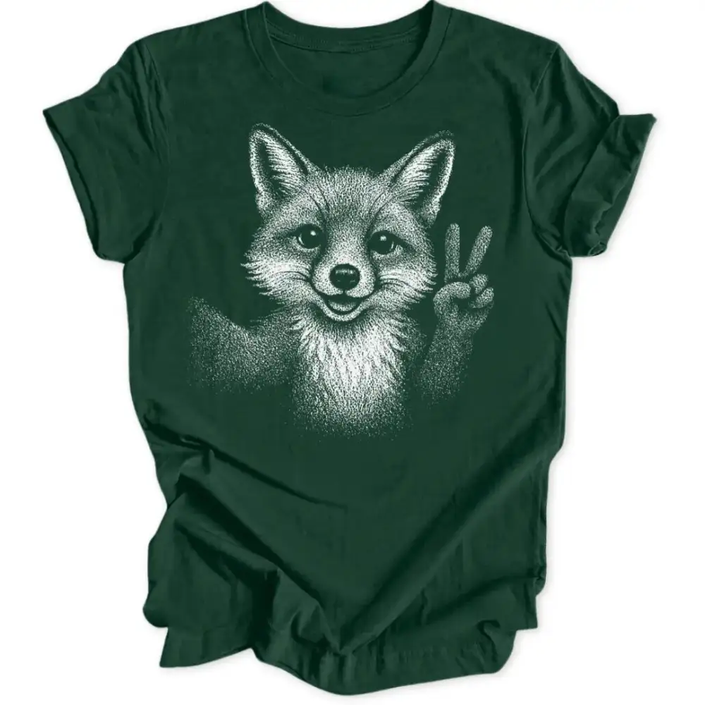 Peace Fox Unisex T-Shirt
