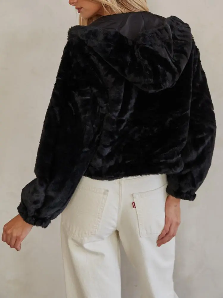 Amelia Reversible Faux Fur Jacket