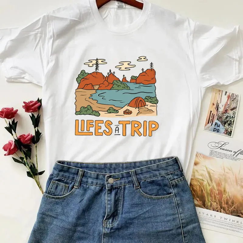 Mountain Lake Trip - Themed Printed Tee