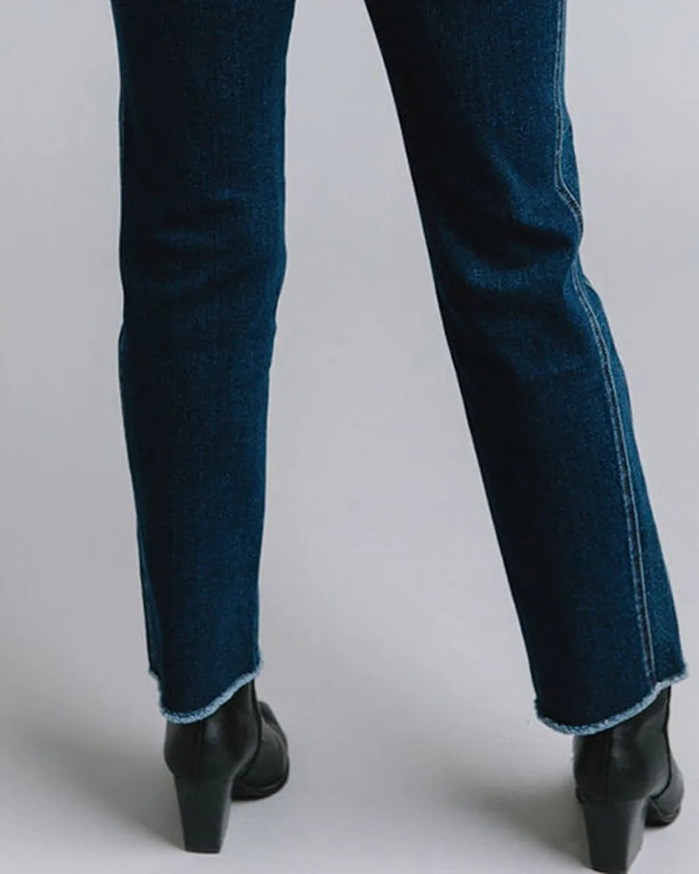 Button Fly Dark Blue Jean