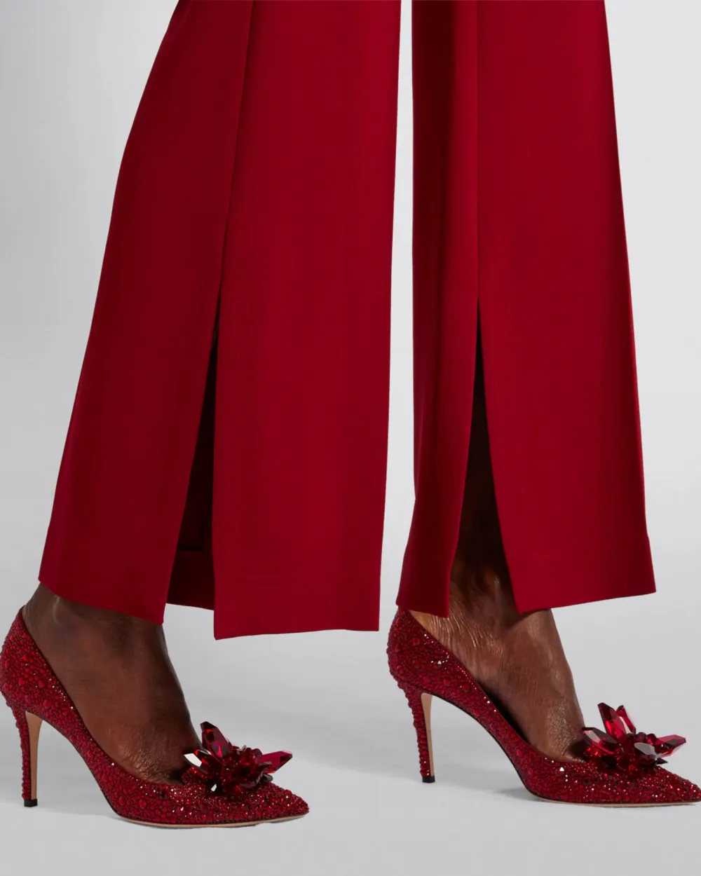 Red Crystal Heels