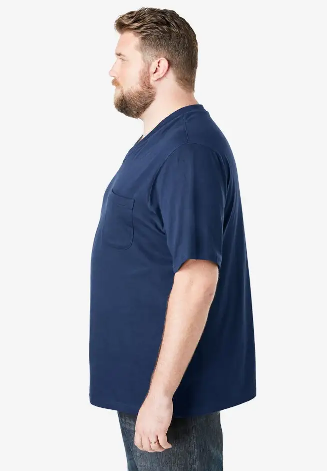 Heavyweight Pocket V-Neck Tee