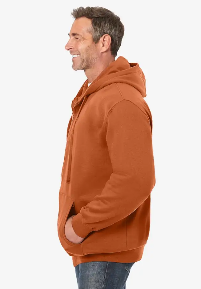 Fleece Zip-Front Hoodie