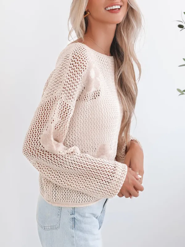 Oat Casual Style Crew Neck Knit