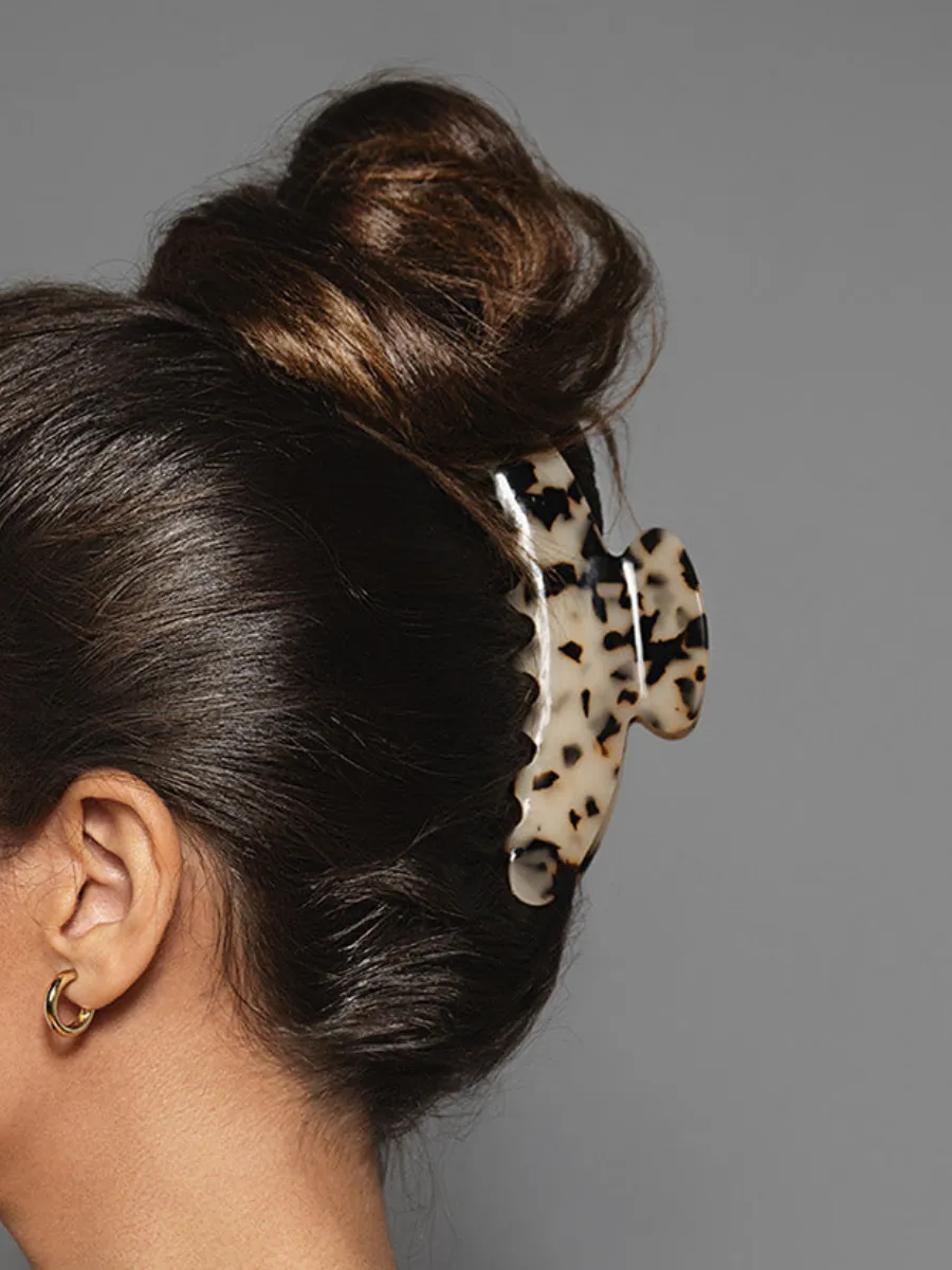 Modern Tortoiseshell Hair Clamp
