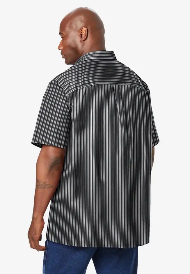Striped Short-Sleeve Sport Shirt