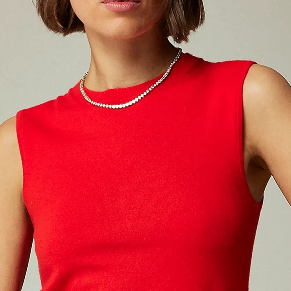 Cashmere-Blend Cropped Sweaters
