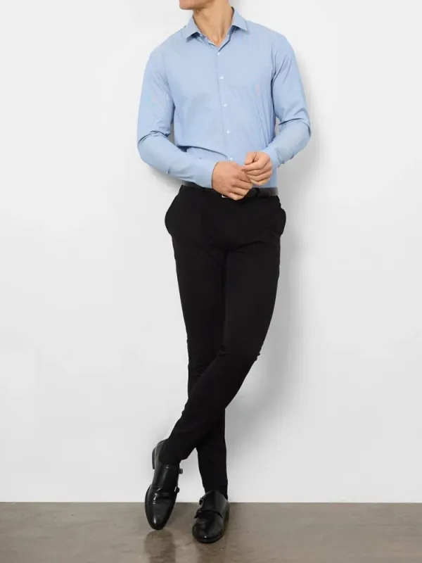 Navy Stripe Soft Comfortable Business Blouse