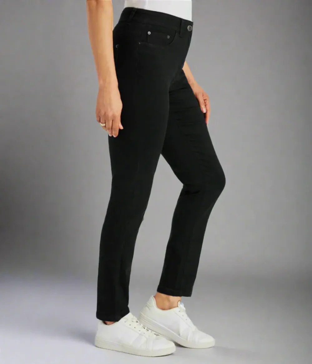 Black Slim Leg Jean
