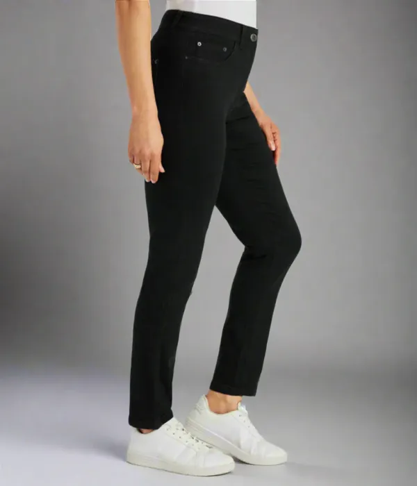 Black Slim Leg Jean