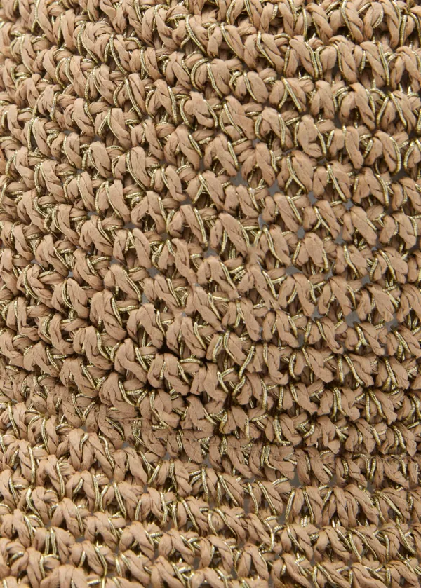 Casual Style Natural Fibre Ecru Hat