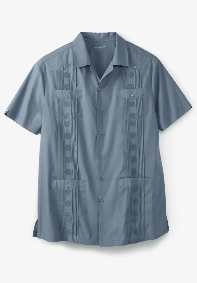 Short-Sleeve Guayabera Shirt