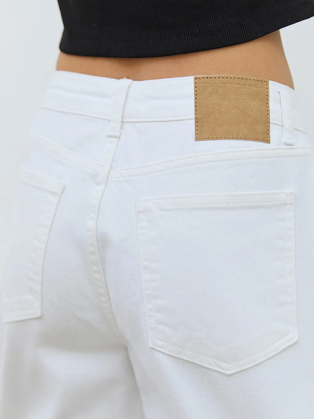 Skinny Mid-Waist Casual Style Jeans