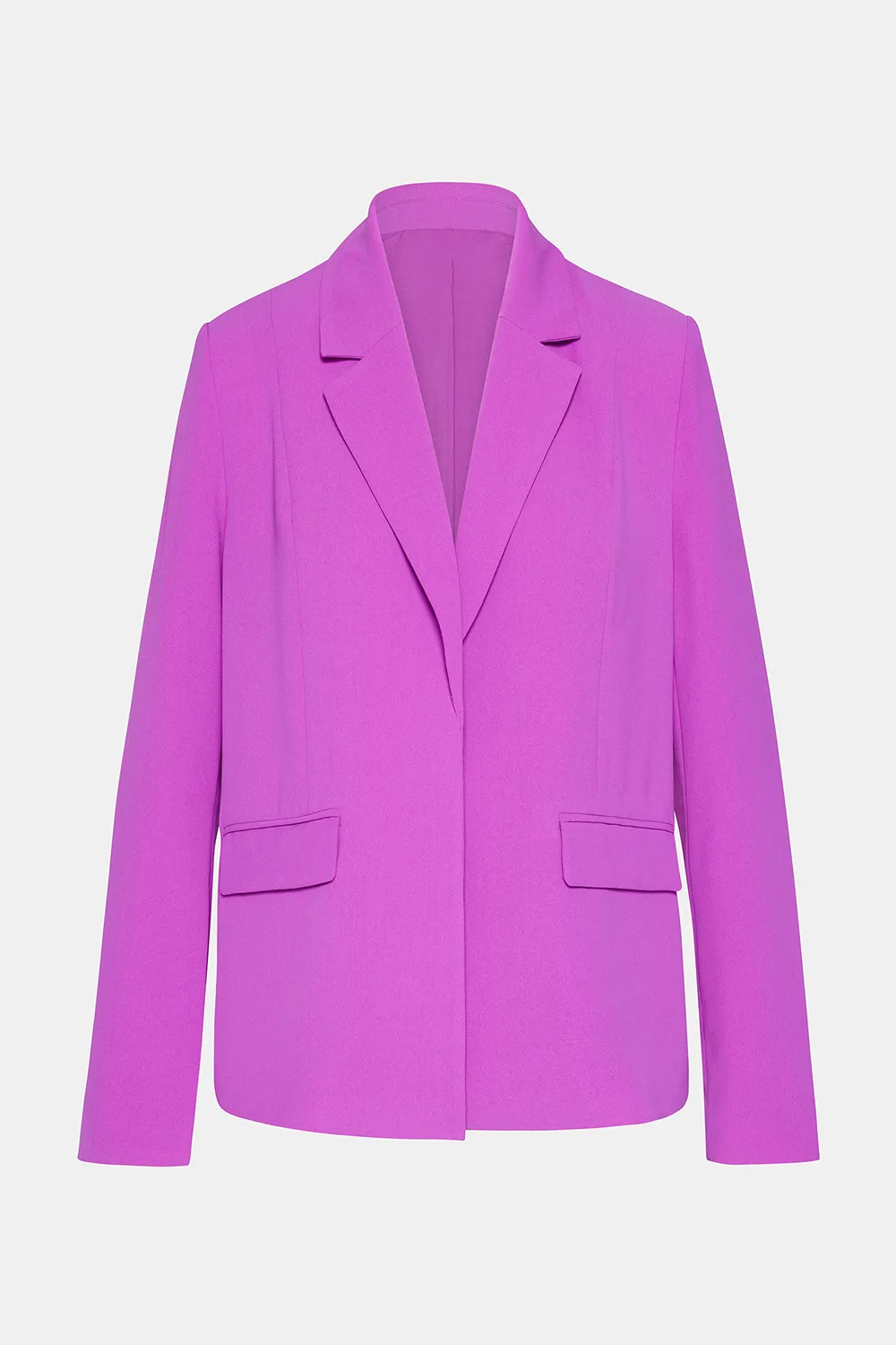 Polyester Blazer Purple