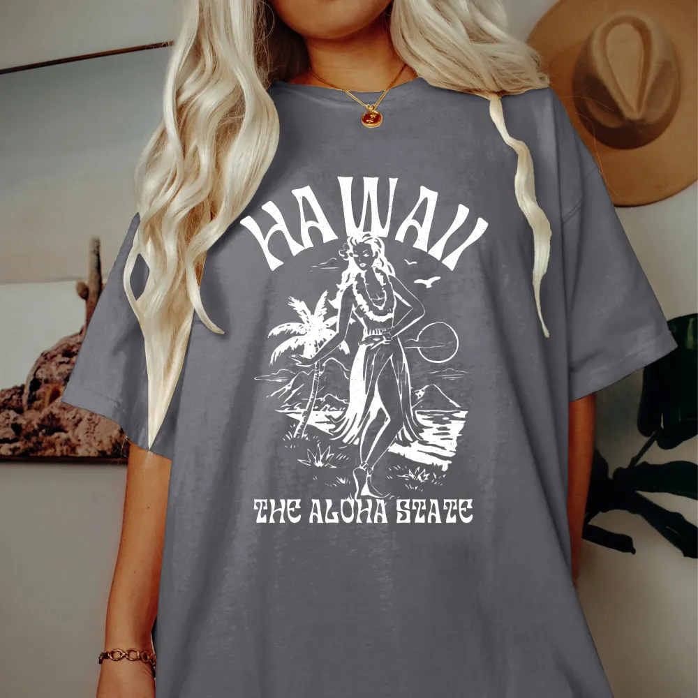 Hawaii Aloha Beach Graphic Tee