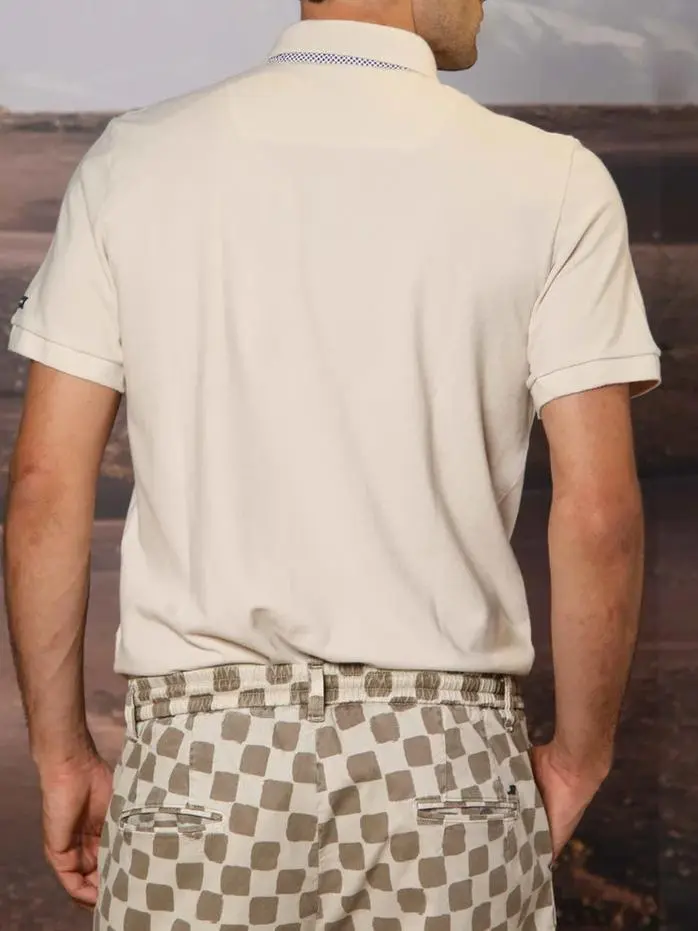 Men's Stucco Cotton Polo Shirt