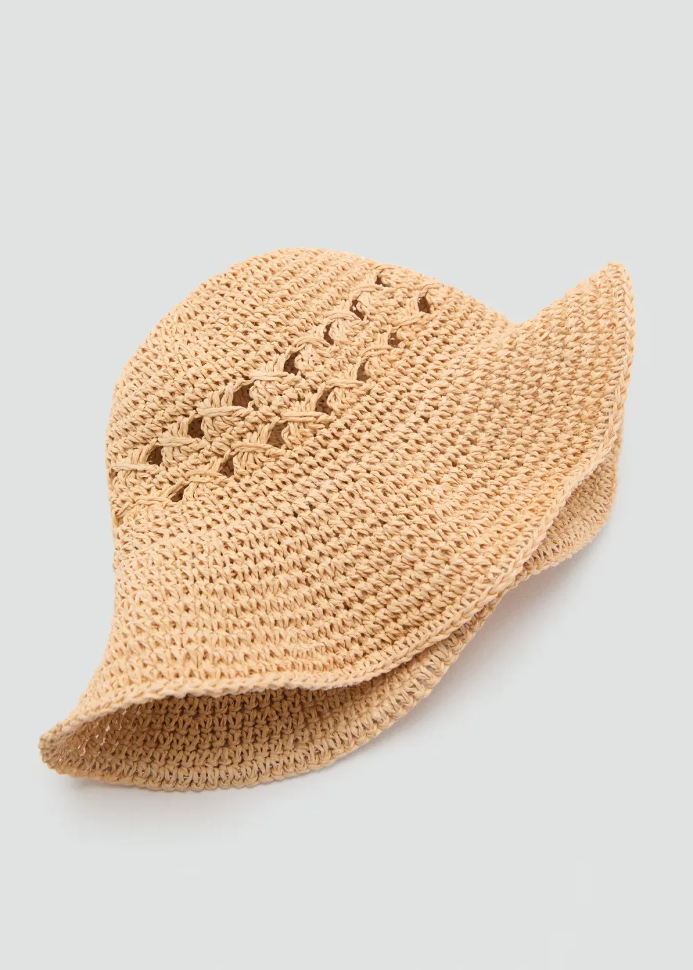 Vacation Style Hat With Openwork Details