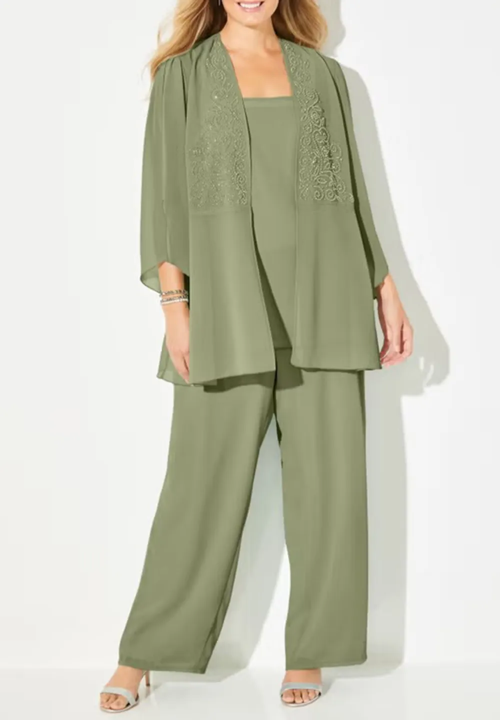 Beaded Pant Set
