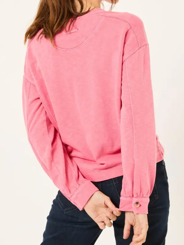 Blush Pink Crew Sweat Top
