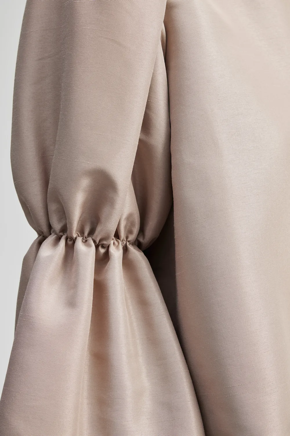 Long Sleeve Pouf Sleeve Blouse