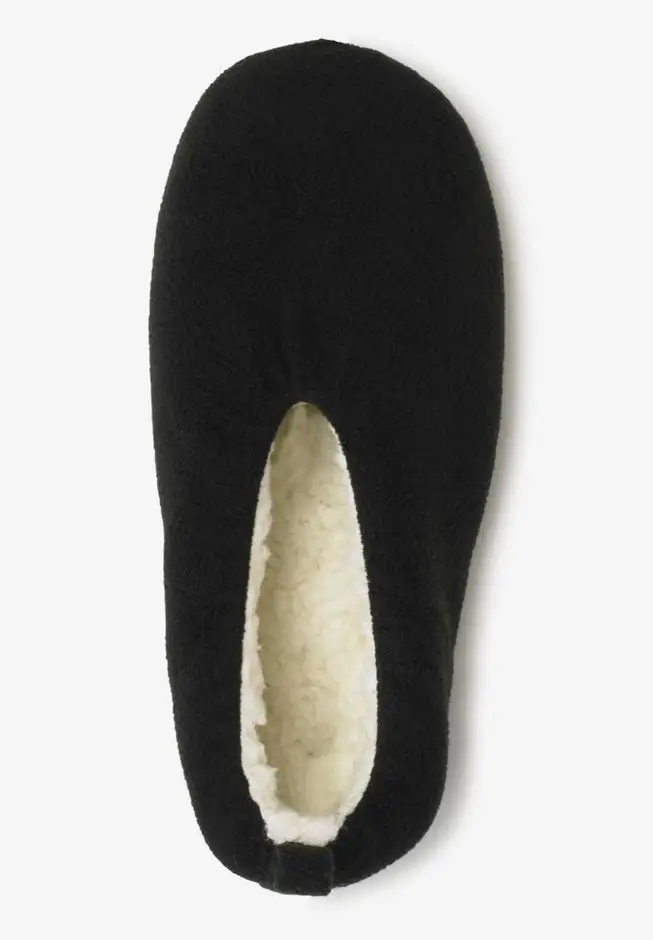Sherpa lined sock slipper