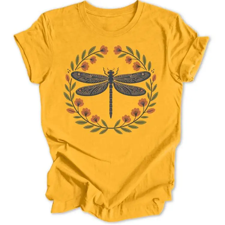 Dragonfly Wreath Unisex T-Shirt