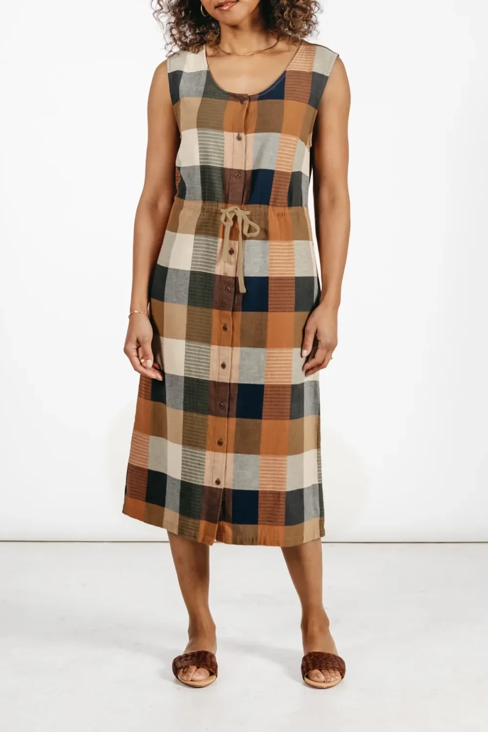 The Crew Neck Casual Style Dress