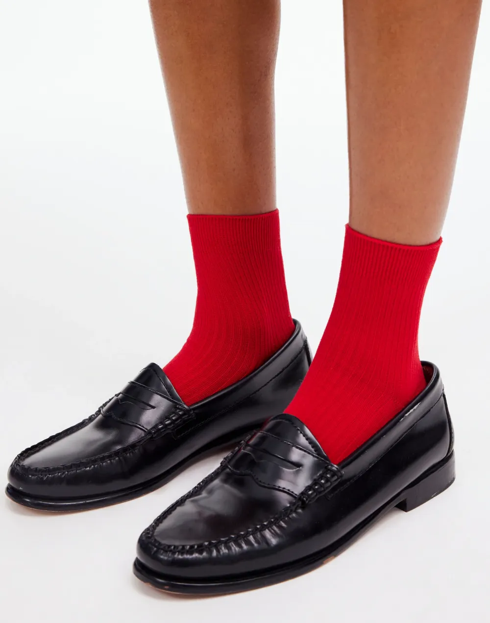 Two-Pack Semi-Sheer Ankle Socks