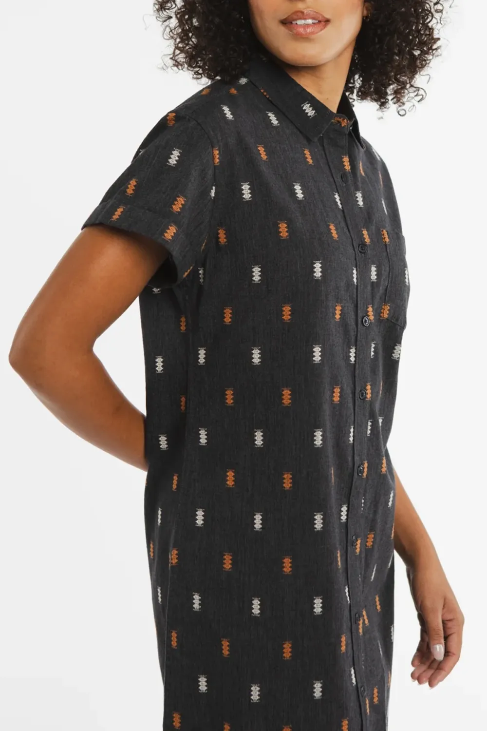 Daily Lapel Loose Shirt Dress