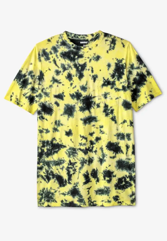 Shrink-Less Lightweight Longer-Length Crewneck Pocket T-Shirt