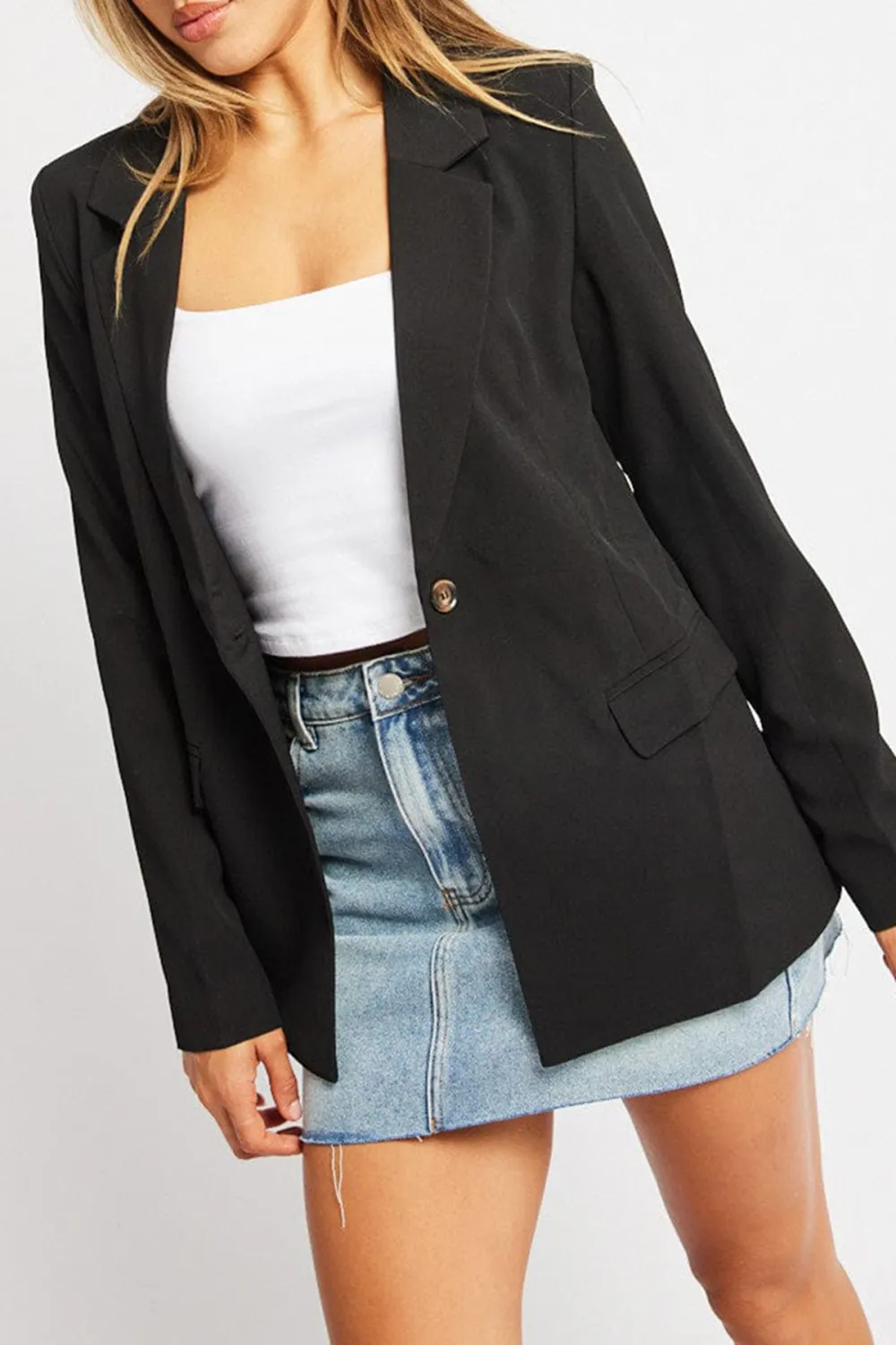 Black Smart Blazer