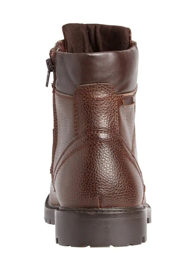 Zip-Up Work Boots