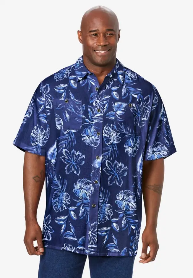 Short-Sleeve Linen Shirt